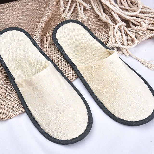 Wholesale Custom Cloth Slippers Wholesale Spa Slippers Hotel
