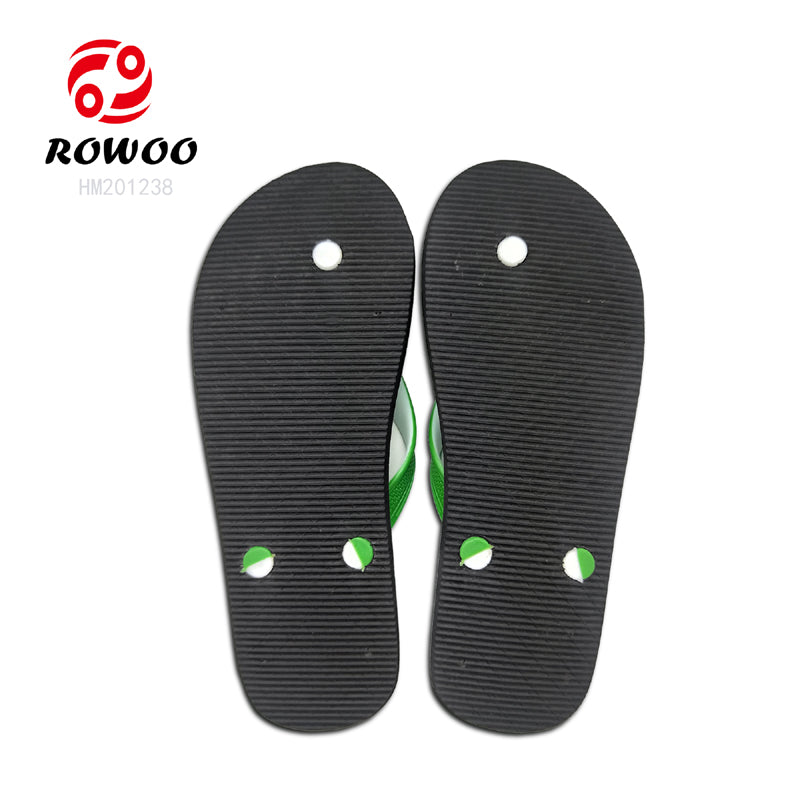Printing Men Flipflops Rubber Sole Anti-slip Slippers Shower Sandals Indoor-outdoor Sandals