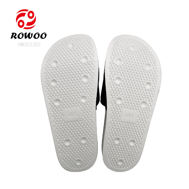 Wholesale Oem ODM Custom Slide Sandals Individualized Unique Slippers EVA PVC Sandals for Men