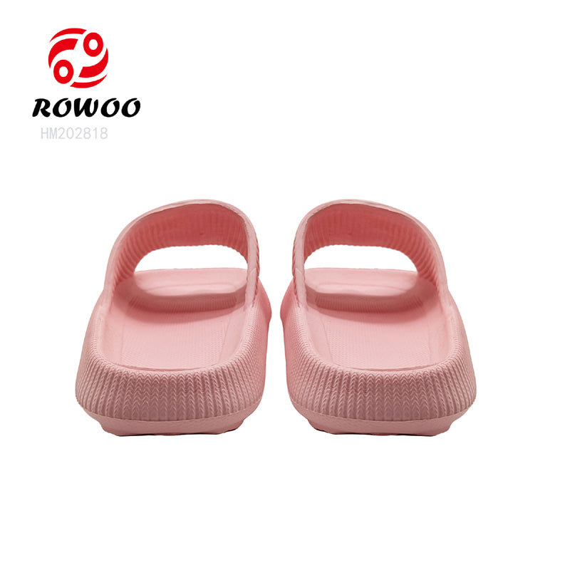 Designer Summer Soft Thick Sole House Pillow Slides Pure Color
