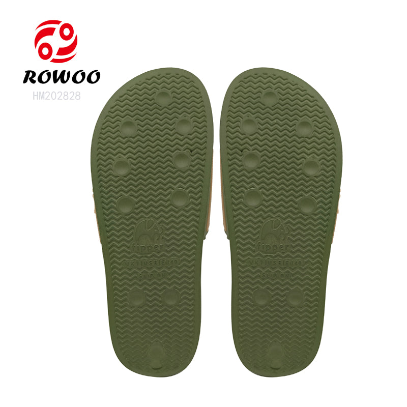 Rubber Slides Sandals Hot Sale B2B Slipper Shoes Men Customized Logo Men Footwear