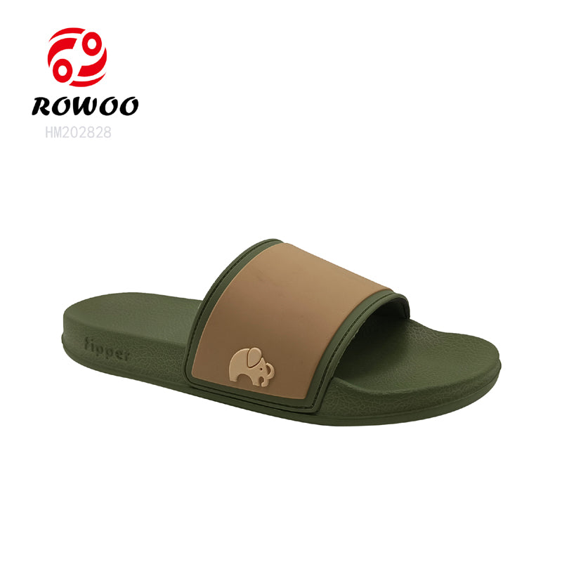 Rubber Slides Sandals Hot Sale B2B Slipper Shoes Men Customized Logo Men Footwear