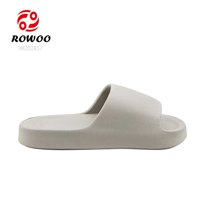 New Designer Logo Custom Unisex EVA Rubber Sole Slides Unisex