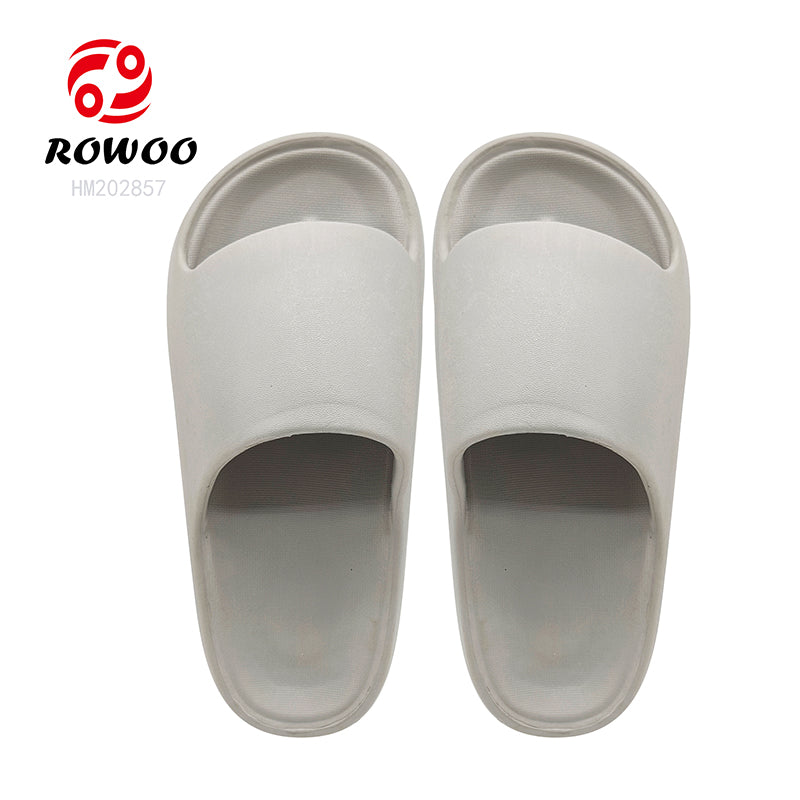 New Designer Logo Custom Unisex EVA Rubber Sole Slides Unisex