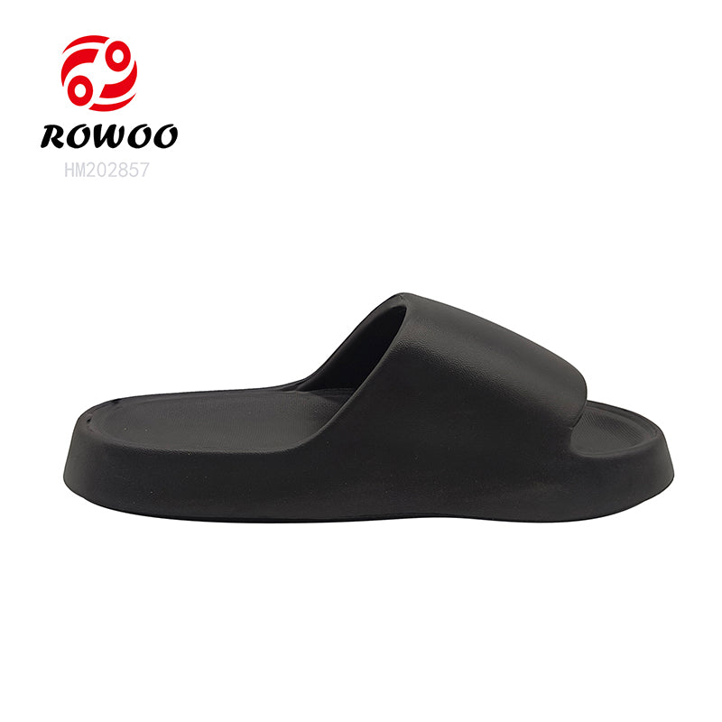 New Designer Logo Custom Unisex EVA Rubber Sole Slides Unisex
