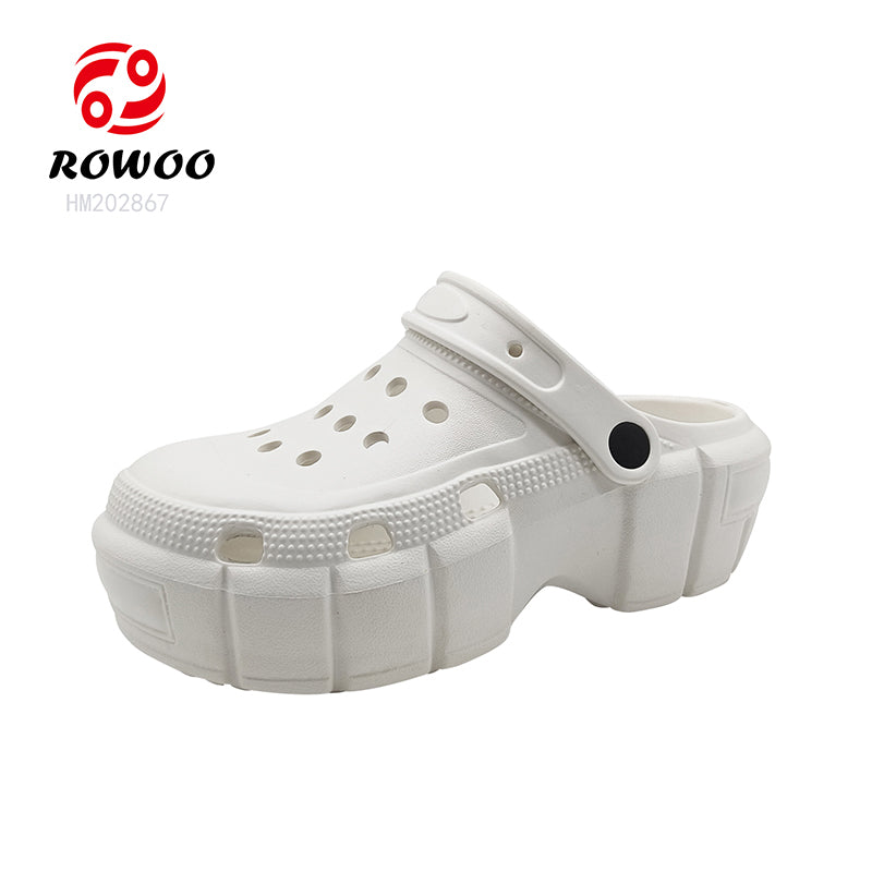 Wholesale Fashion Platform Mule Shoes Casual Pretty Outdoor Women's Clog