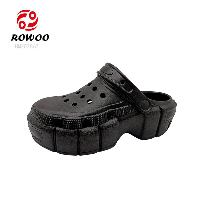 Wholesale Fashion Platform Mule Shoes Casual Pretty Outdoor Women's Clog