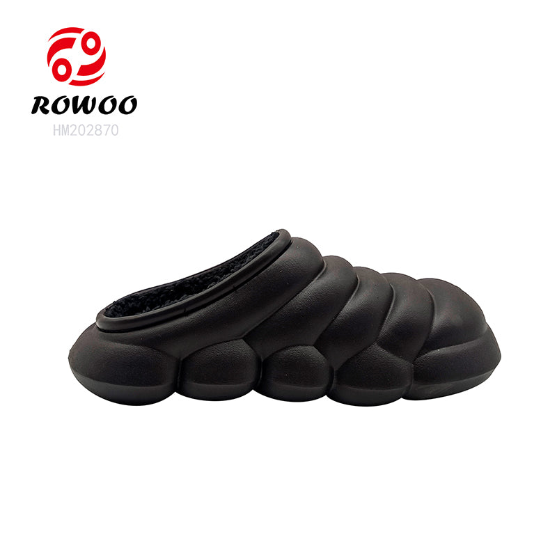 Wholesale Factory customized processing insoles for clogs mules fur shoe warm winter sandals