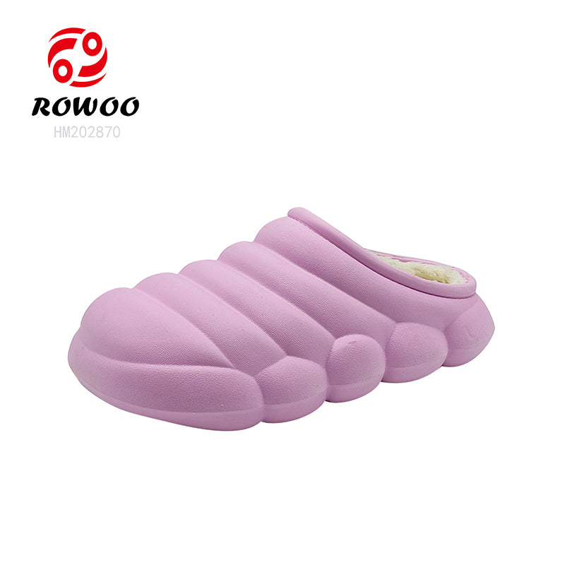 Wholesale Factory customized processing insoles for clogs mules fur shoe warm winter sandals