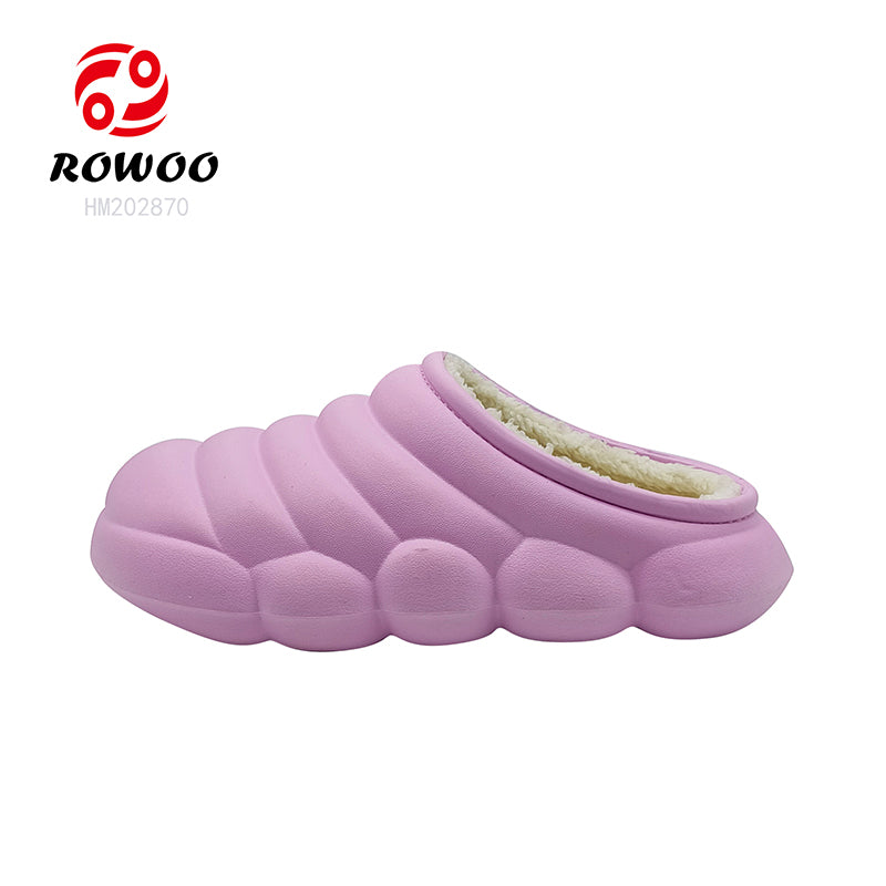 Wholesale Factory customized processing insoles for clogs mules fur shoe warm winter sandals