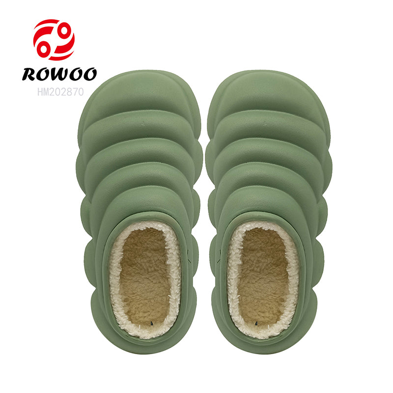 Wholesale Factory customized processing insoles for clogs mules fur shoe warm winter sandals