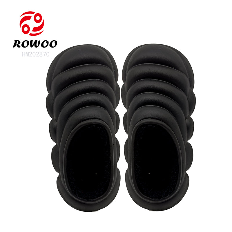 Wholesale Factory customized processing insoles for clogs mules fur shoe warm winter sandals