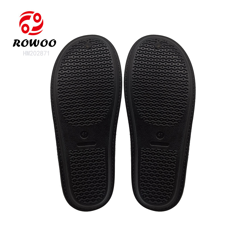 Unisex Fur Clogs Indoor Mules Winter Warm House Men Slippers