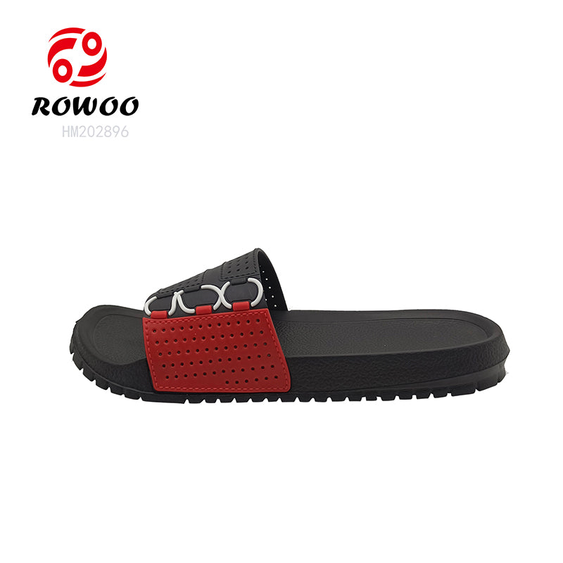 Wholesale Custom Logo Flat Straps Tape Ladies Slides