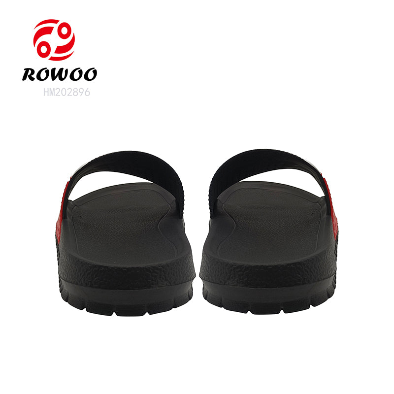 Wholesale Custom Logo Flat Straps Tape Ladies Slides