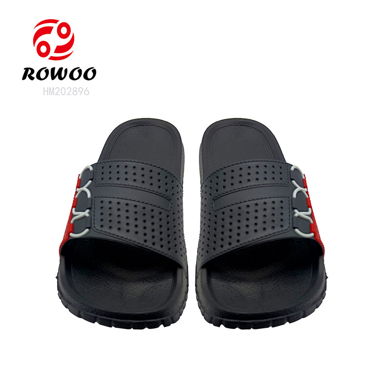 Wholesale Custom Logo Flat Straps Tape Ladies Slides