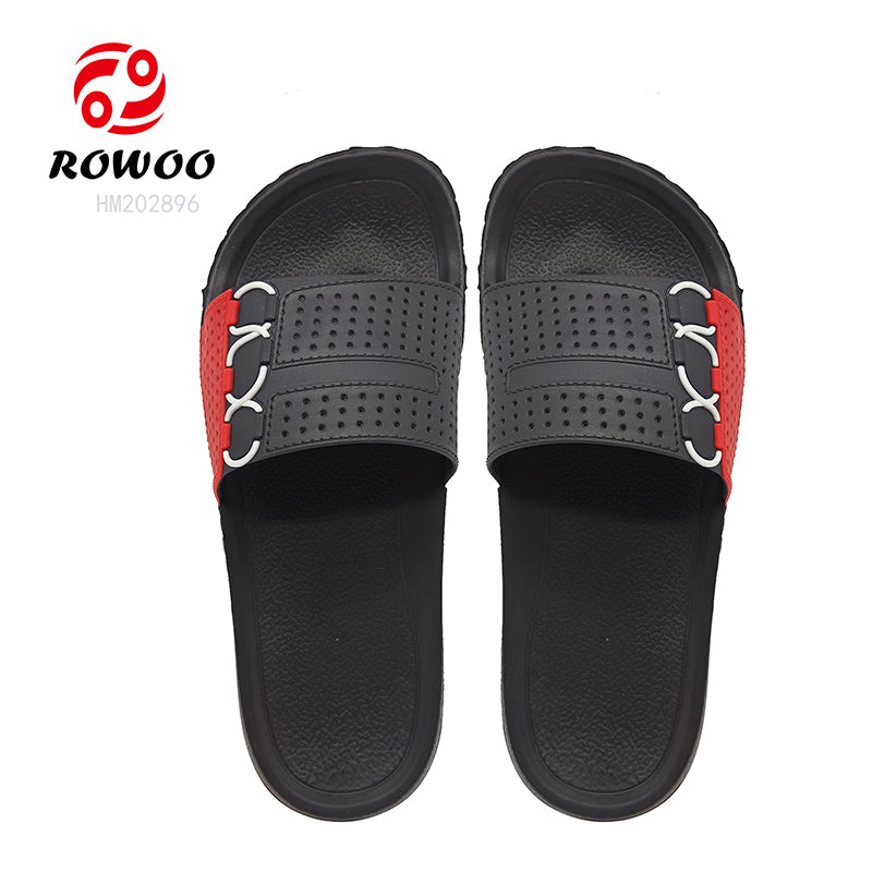 Wholesale Custom Logo Flat Straps Tape Ladies Slides
