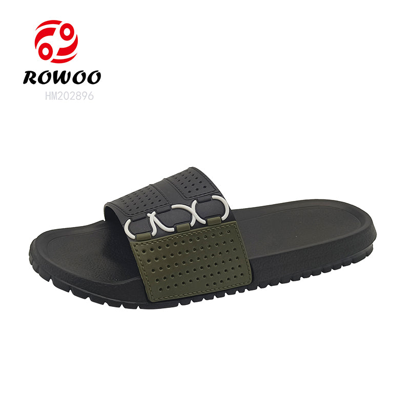 Wholesale Custom Logo Flat Straps Tape Ladies Slides