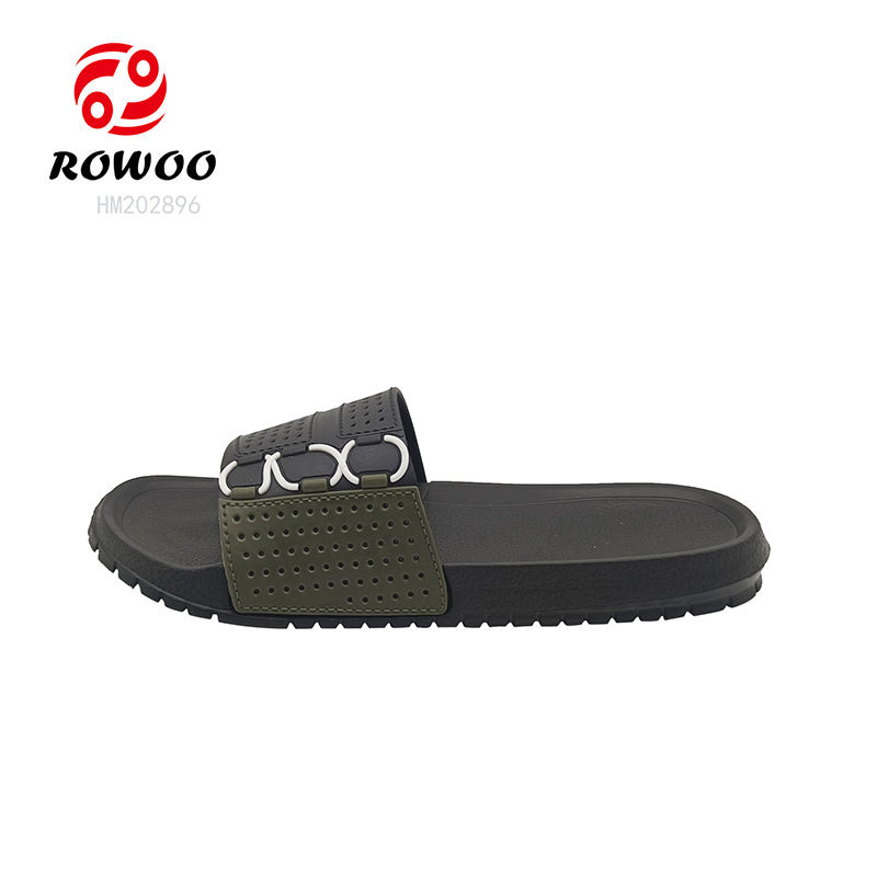 Wholesale Custom Logo Flat Straps Tape Ladies Slides