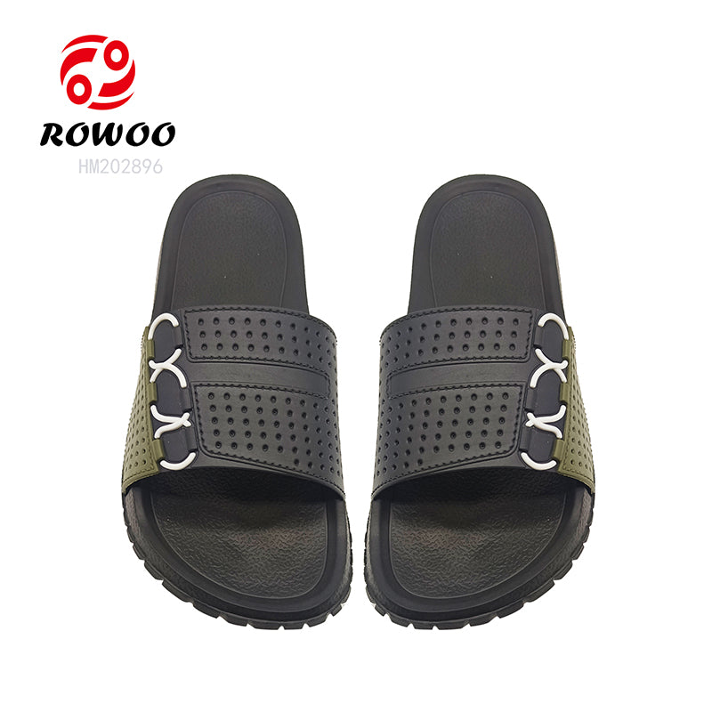 Wholesale Custom Logo Flat Straps Tape Ladies Slides