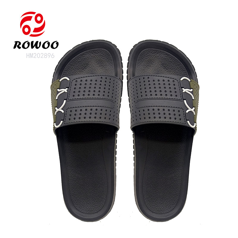 Wholesale Custom Logo Flat Straps Tape Ladies Slides