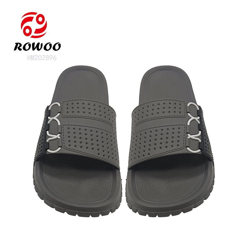 Wholesale Custom Logo Flat Straps Tape Ladies Slides