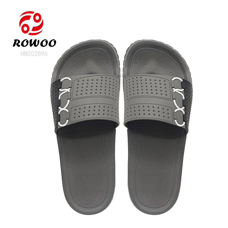 Wholesale Custom Logo Flat Straps Tape Ladies Slides