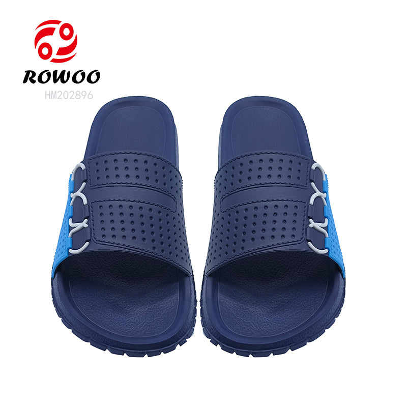 Wholesale Custom Logo Flat Straps Tape Ladies Slides