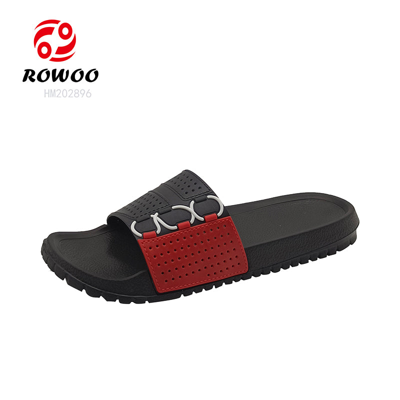 Wholesale Custom Logo Flat Straps Tape Ladies Slides