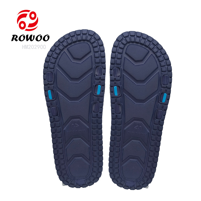 Wholesale Non-Slide Male Slippers Beach Flat Shoes Slides