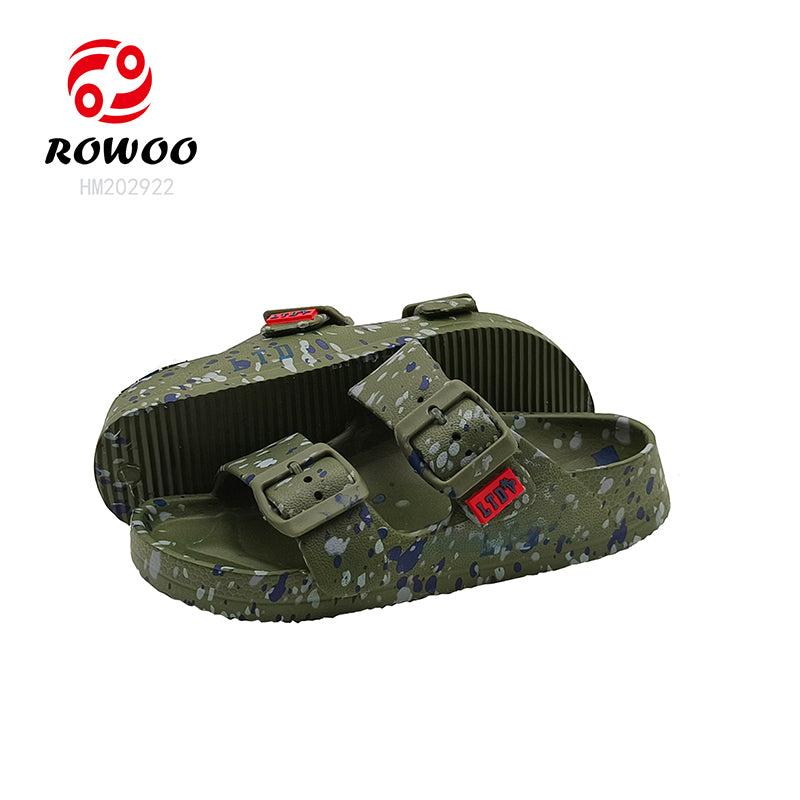 Wholesale EVA Fashion Two Straps Birken Style Sandals Injection