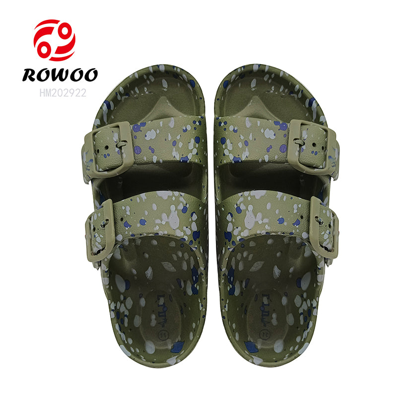 Wholesale EVA Fashion Two Straps Birken Style Sandals Injection