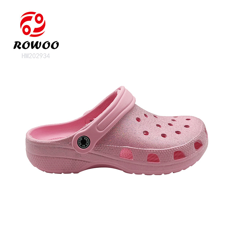 Customized EVA Clogs New Arrival Glitter Non-slip Women