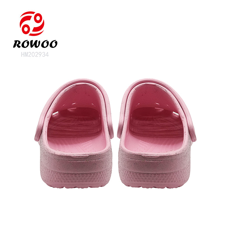 Customized EVA Clogs New Arrival Glitter Non-slip Women