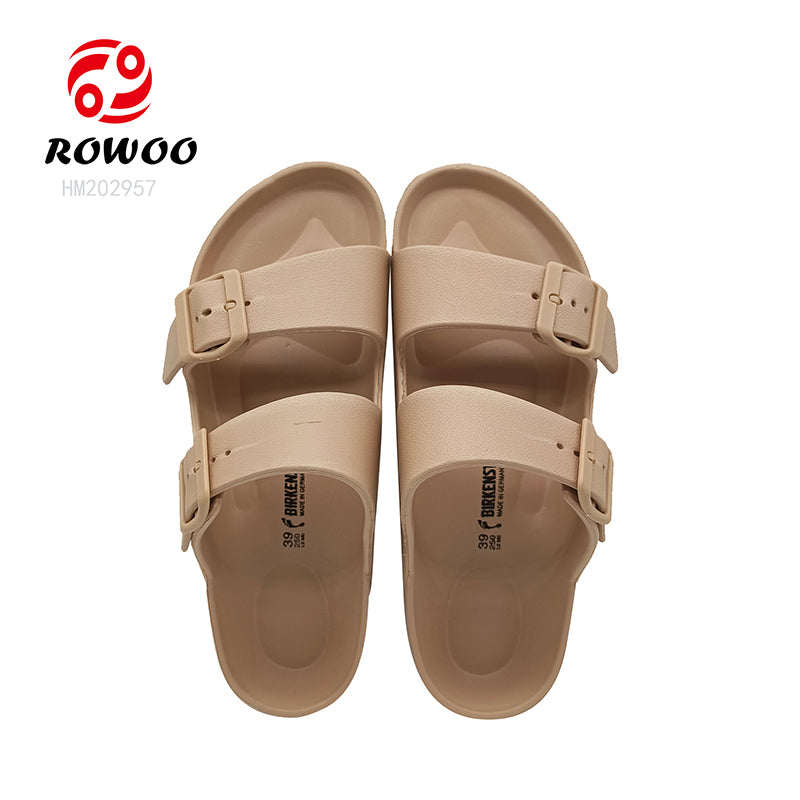 EVA Lightweight Slide Sandals Factory Price Slipper Sandals Anti-slip Women Footwear Shoes