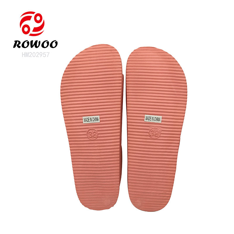 Custom Multi-Color Women's EVA Sandals Buckle Flat Barefoot Sandals