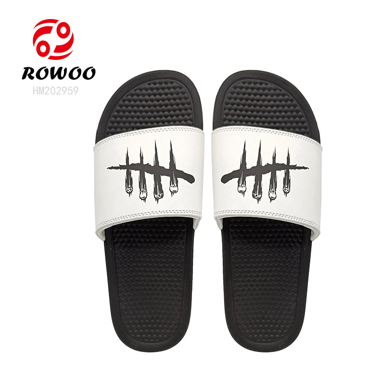 Fashion Men Hot Sale Slides Sandals Customized Logo Slipper Shoes Men Outdoor Shoes for Women
