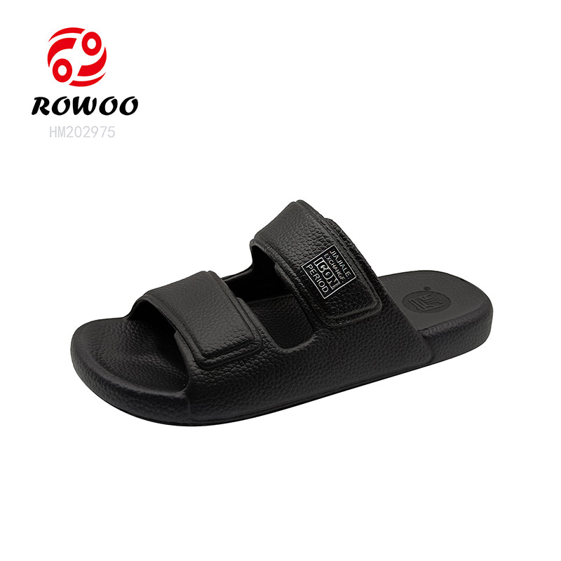 2024 Wholesale factory direct Eva two straps slide slippers house low price man sandals