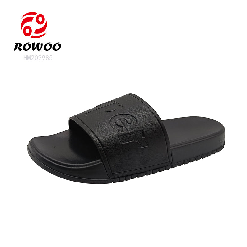 Wholesale Factory Price Custom Sandals Soft Customized 3D Logo Slides Slippers