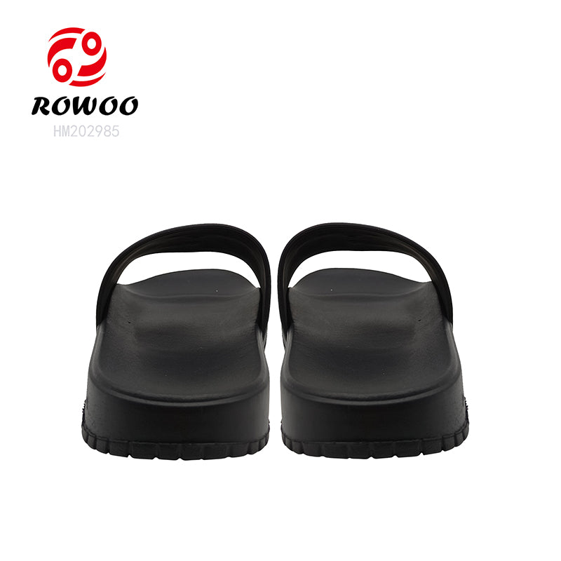 Wholesale Factory Price Custom Sandals Soft Customized 3D Logo Slides Slippers