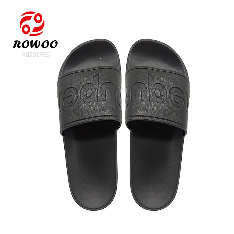 Wholesale Factory Price Custom Sandals Soft Customized 3D Logo Slides Slippers