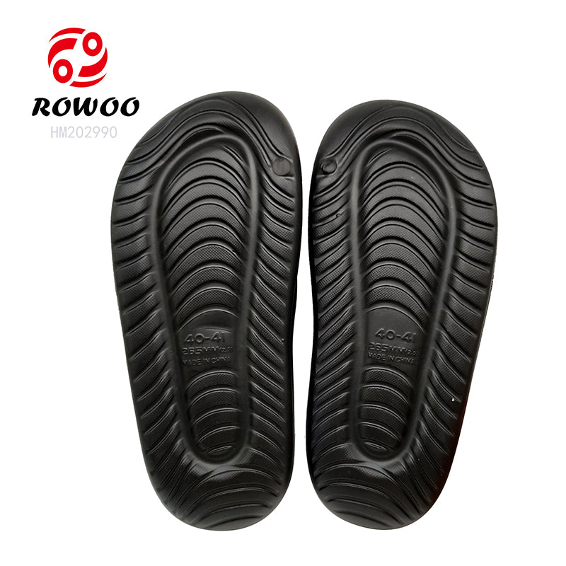 Men's and Women's Open Toe Massage Foam Bathroom Slippers