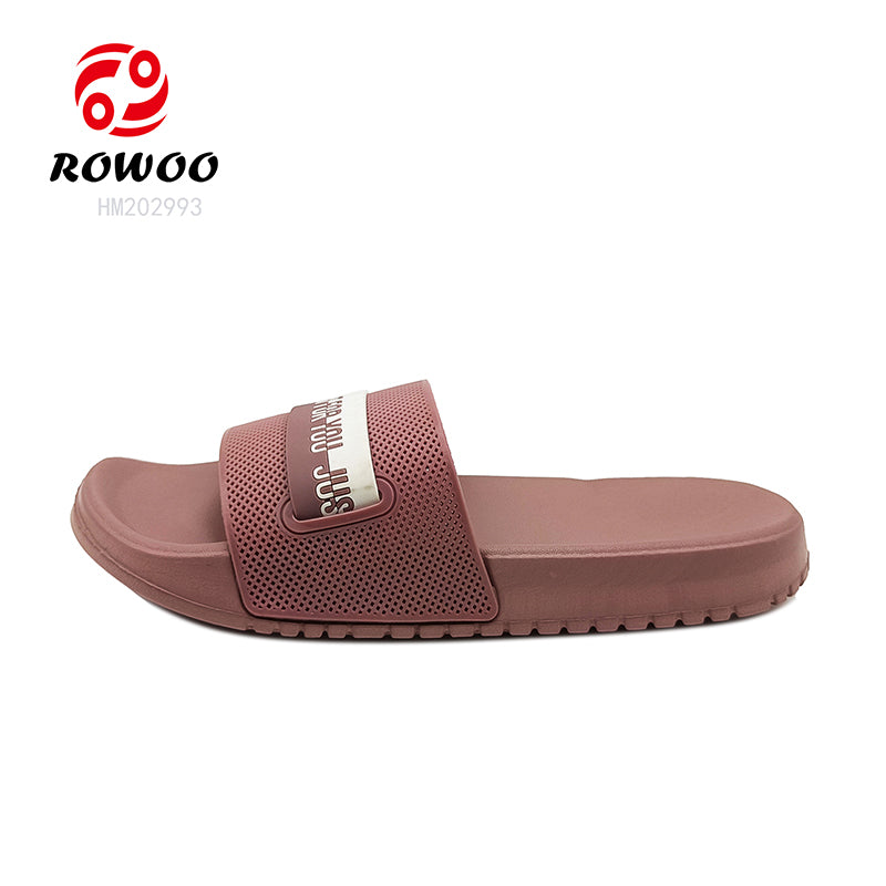Custom logo EVA Air Cushion Sole Slide Slippers Men Women