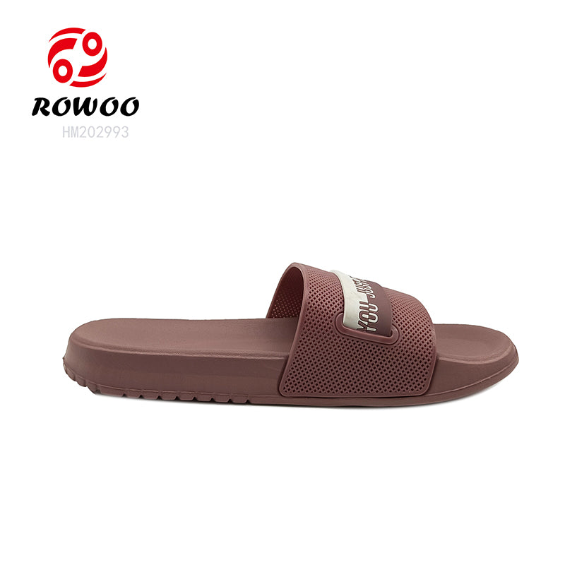 Custom logo EVA Air Cushion Sole Slide Slippers Men Women