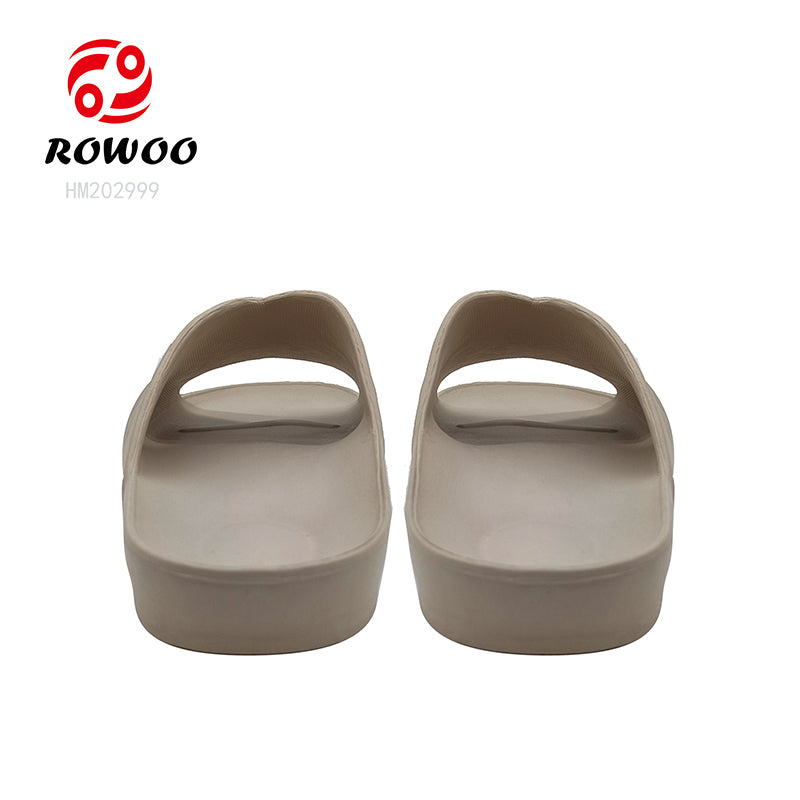 Wholesale EVA Injection Shoes Men Women Bathroom Slide Slippers