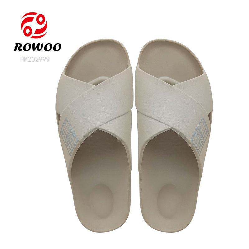 Wholesale EVA Injection Shoes Men Women Bathroom Slide Slippers