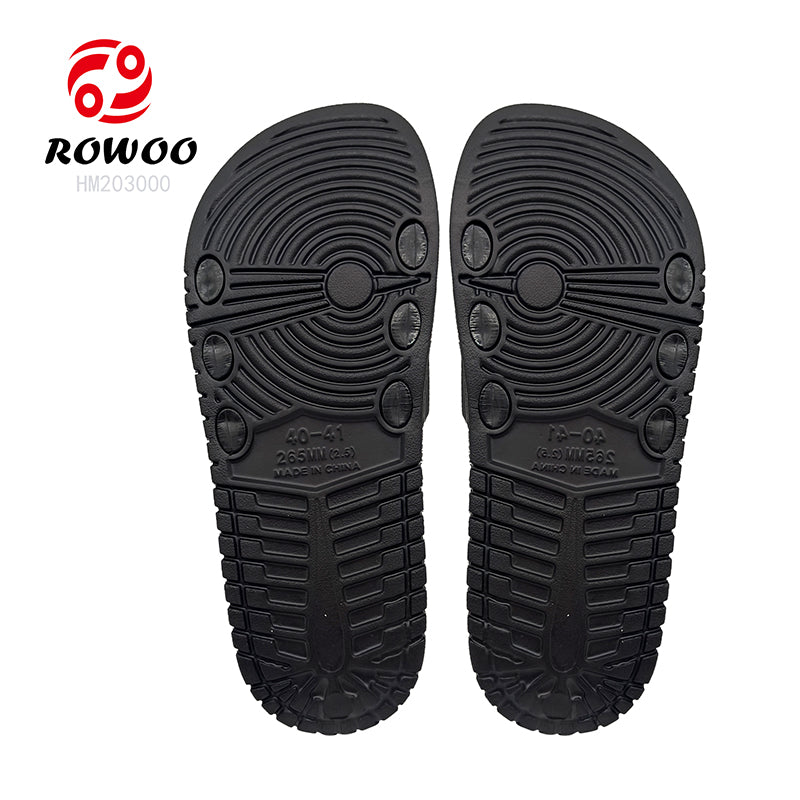 fashion eva men black slide sandals