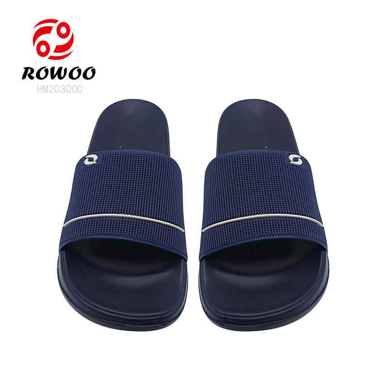 Wholesale Men Slippers Summer Non-slip House Shower Bathroom Custom Slides Sandals