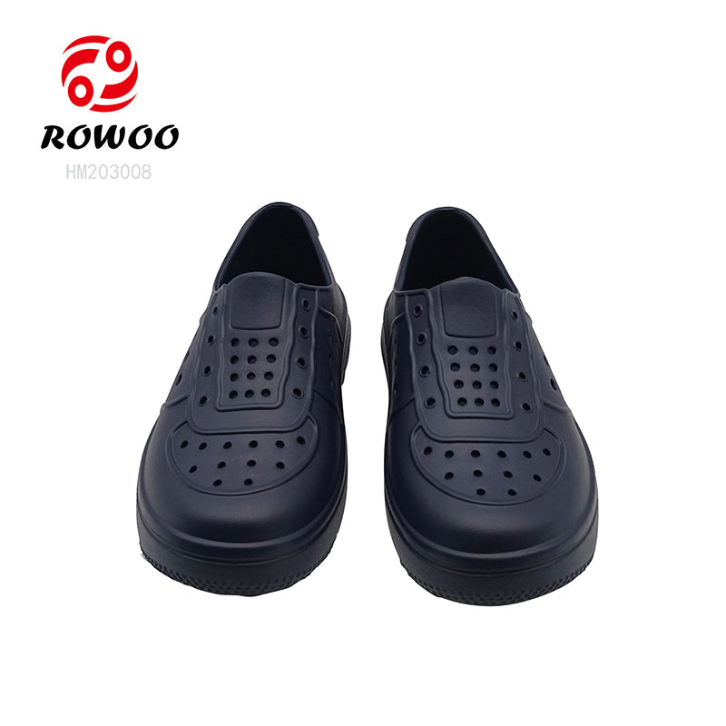 Wholesale custom men and women hole shoes slippers casual clog sandals