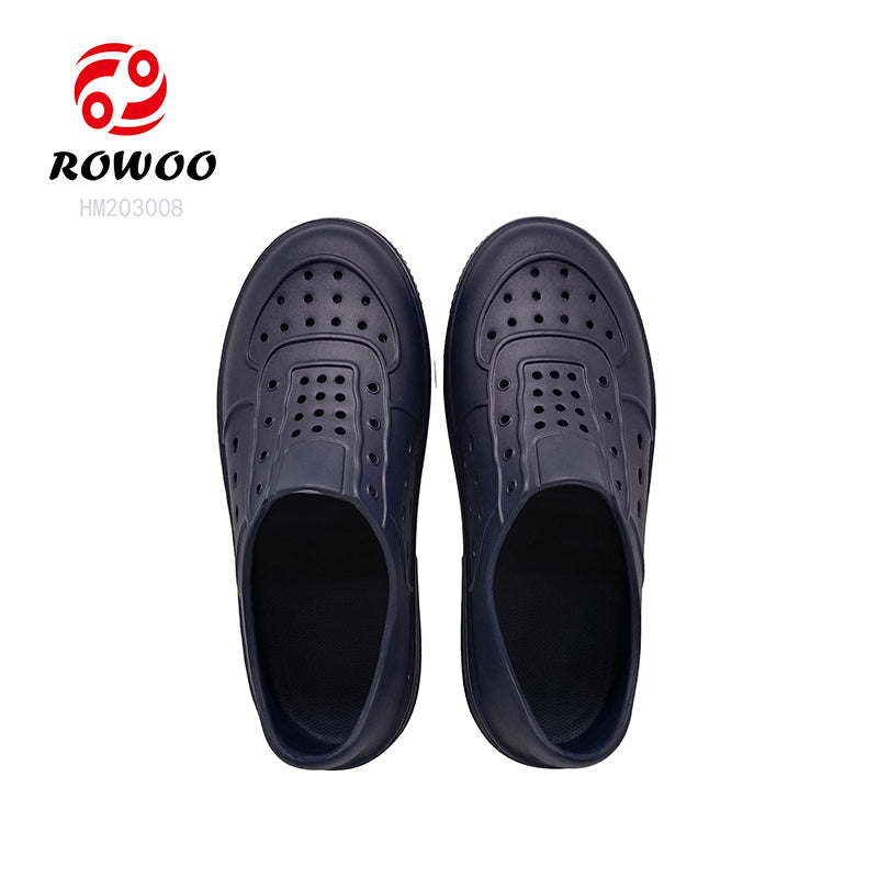 Wholesale custom men and women hole shoes slippers casual clog sandals